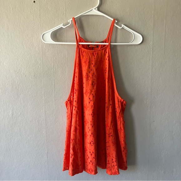 Free People Dream Date Lace-Up Trapeze Tank Top Size Small - Picture 3 of 8